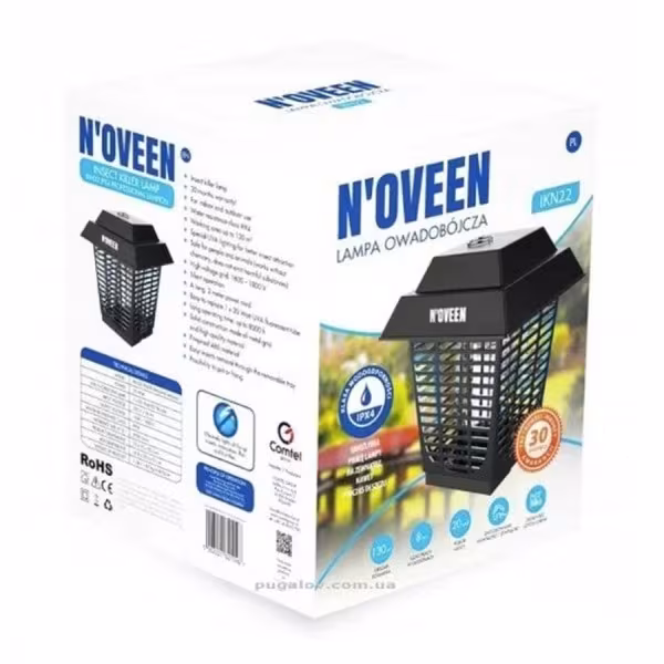 Insect trap NOVEEN IKN-22W IPX4, 130 m2 FTH-076
