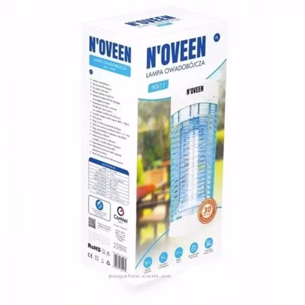 Insect trap NOVEEN IKN-11W, 80 m2 FTH-073