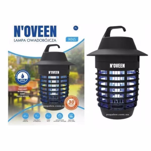 Insect trap NOVEEN IKN-5W IPX4, 40 m2 FTH-112
