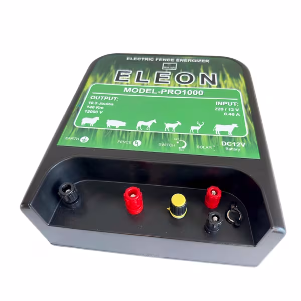 Электропастух ELEON PRO1000 10,5 Дж, 12/220/solar FTH-336