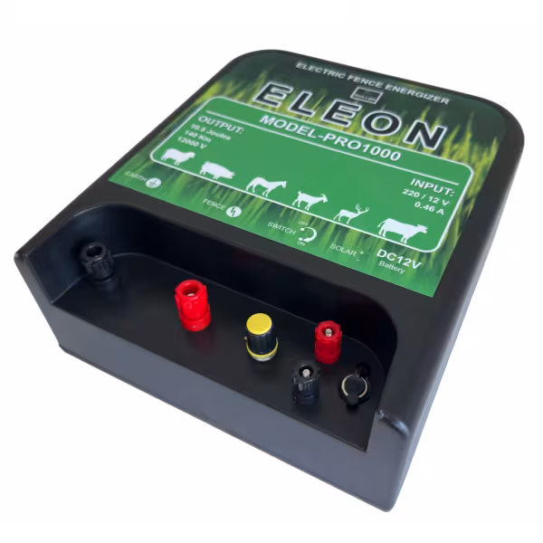 Электропастух ELEON PRO1000 10,5 Дж, 12/220/solar FTH-336