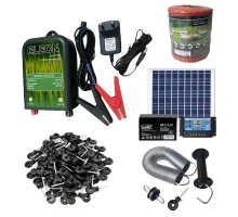 ELEON PRO1001G electric shepherd kit for 1 ha with solar system ELEON PRO1001G electric shepherd kit for 1 ha with solar system
