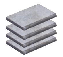 Graphite vanes for vacuum pump 4.95×43×70 mm (4 pcs.)