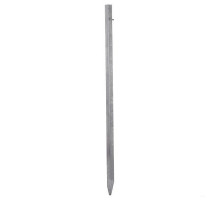 Grounding pin for electric fence with clamp 1 m