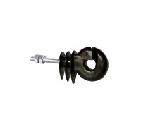 Metric threaded insulator for wire or cord Metric threaded insulator for wire or cord