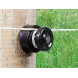Insulators for electric shepherd under a nail