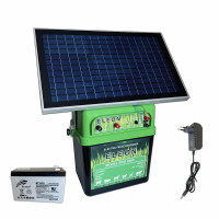 Електропастух ELEON PRO X650 із сонячною батареєю  6,5 Дж 12/220/solar