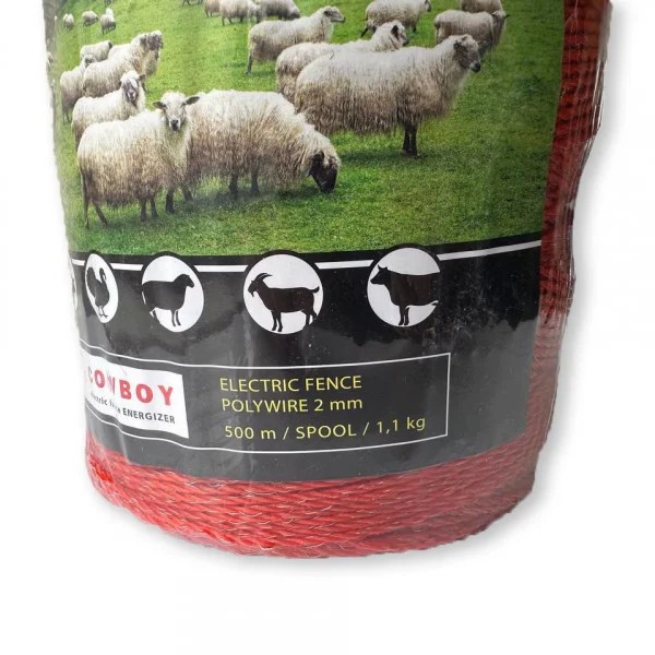 Cowboy 3-core rope (cord) for electric shepherd