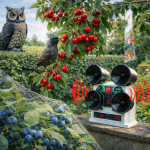 Bird repellers for the garden and berry orchards - crop protection