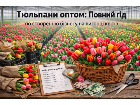 Тюльпани оптом: Повний гід по створенню бізнесу на вигонці квітів