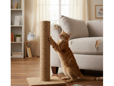 Чому ваша кішка дере диван і як приучити її до кігтеточки: практичний підхід