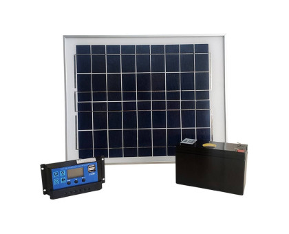 Сонячна система з акумулятором для електропастуха