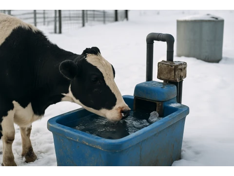 Watering livestock in winter: water standards, heating and containers on the farm