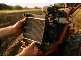 Increased load in the summer heat: when it becomes necessary to buy a radiator for a walk-behind tractor