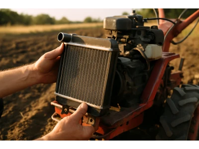 Increased load in the summer heat: when it becomes necessary to buy a radiator for a walk-behind tractor
