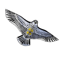 Dynamic Bird Repeller Hawk