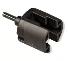 Screwdriver attachment for screwing in the insulator